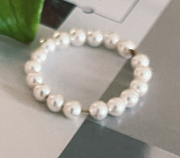 Enchanted Glow Glass Pearls Ring